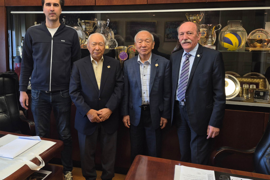 Đula Mešter ugostio Tadašija Nagaija i Gičija Ajamea