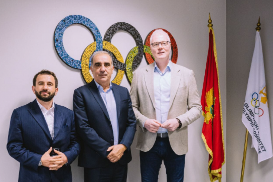 Dejan Tomašević predsednik Olimpijskog komiteta Srbije u prvoj zvaničnoj poseti Crnogorskom olimpijskom komitetu