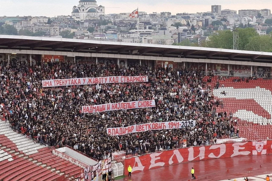 DA SE NAJEŽIŠ! Evo kako su se delije oprostile od Vladimira Cvetkovića (FOTO)