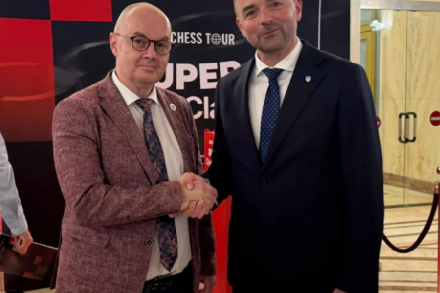 VELIKA ČAST ZA ŠAHOVSKI SAVEZ: Predsednik Andrija Jorgić prisustvovao otvaranju prestižnog turnira