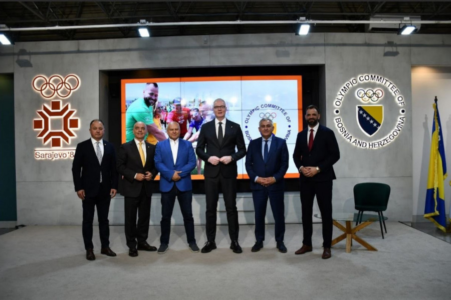 TOMAŠEVIĆ U POSETI SARAJEVU: Dogovorena saradnja olimpijskih komiteta Srbije i BiH