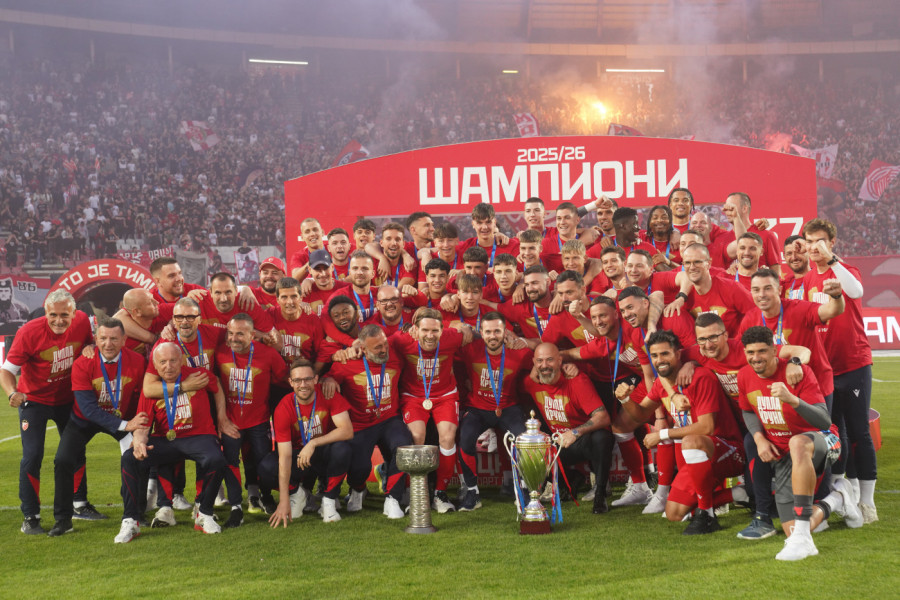 NEĆETE POVEROVATI! Evo kako su igrači Zvezde otišli sa šampionske proslave (VIDEO)