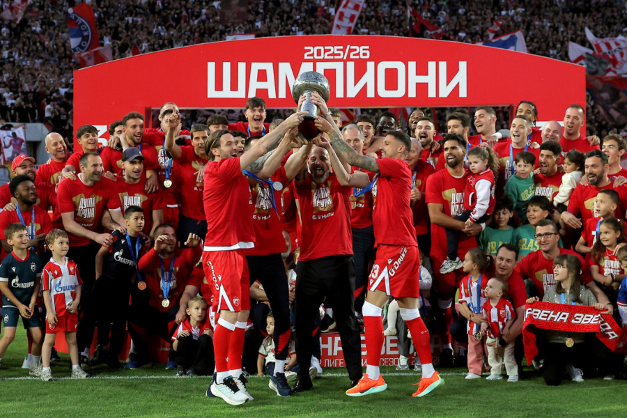 ZVEZDA NEMA KONUKRENCIJU! Crveno-beli se opasno približili rekordu Dinamo Zagreba, evo o čemu se radi