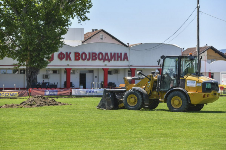 Veliki infrastrukturni radovi u FC "Vujadin Boškov": Vojvodina ulaže u budućnost (FOTO)