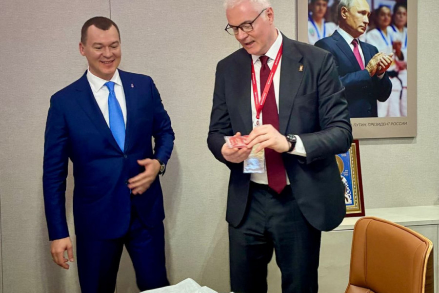 Dejan Tomašević predsednik Olimpijskog komiteta Srbije održao sastanak sa Mihailom Degtjarovim, ključnim čovekom ruskog sporta u Sankt Petersburgu