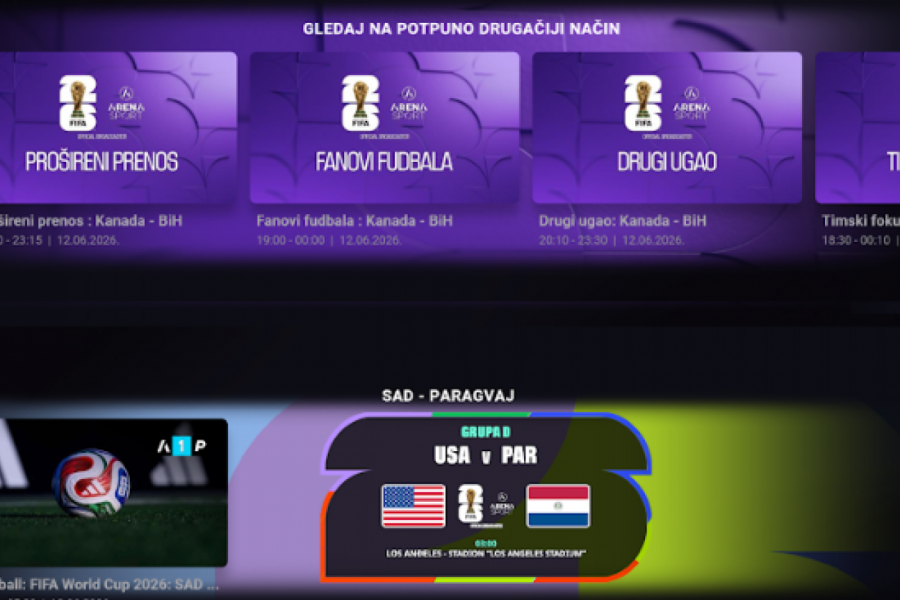 Dodatni kanali na Areni sport za još uzbudljiviji doživljaj Mundijala