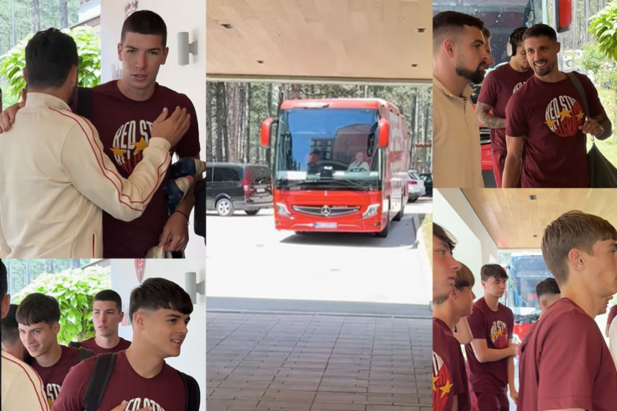 SPREMNI ZA NOVE IZAZOVE! Fudbaleri Zvezde stigli - sa Zlatibora se vidi Liga šampiona (VIDEO)