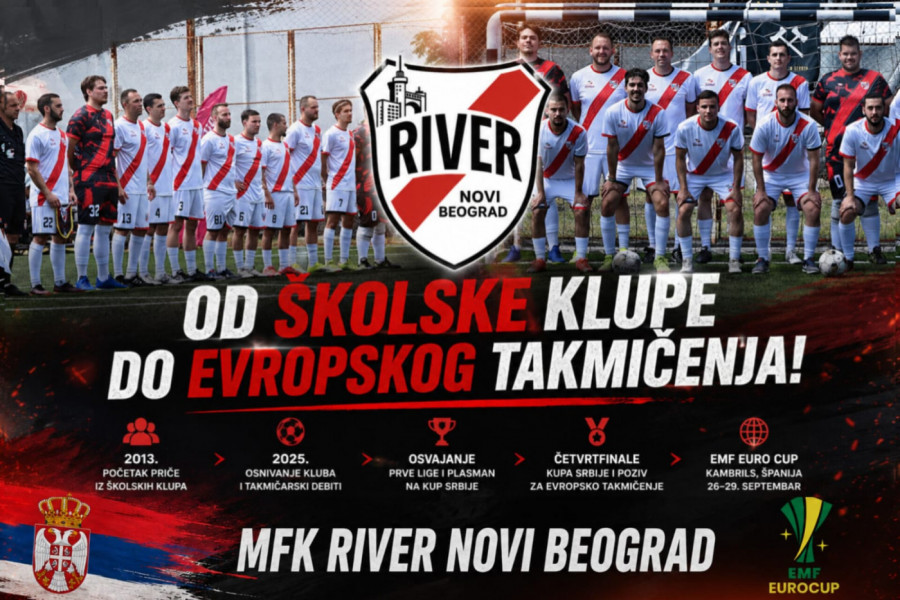 OD ŠKOLSKE KLUPE DO EVROPSKOG TAKMIČENJA: River sa Novog Beograda piše istoriju