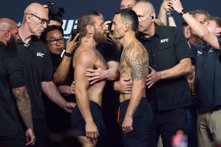 NAPETO NA MERENJU: Mekgregor i Holovej se jedva suzdržali da ne nasrnu jedan na drugog pred veliki spektakl! (VIDEO)