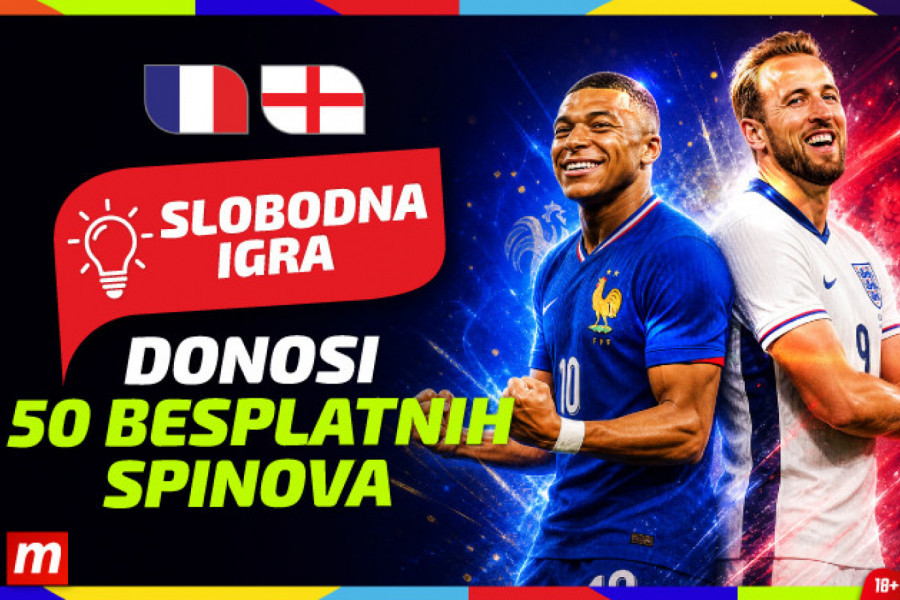 Francuzima ili Englezima ide bronza, a tebi 50 besplatnih spinova - evo i kako!