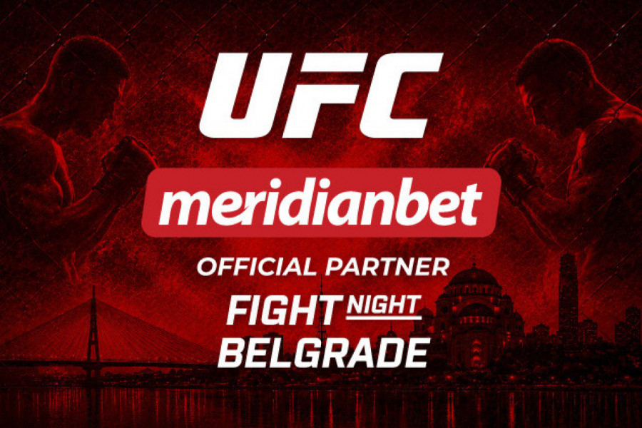 PIŠE SE ISTORIJA U ARENI: Meridianbet zvanični sponzor UFC Fight Night Belgrade!