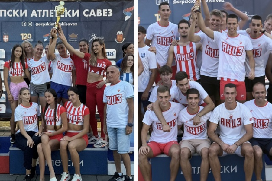 ŠAMPIONSKI KARAKTER CRVENE ZVEZDE: Dupla kruna na ekipnom prvenstvu Srbije