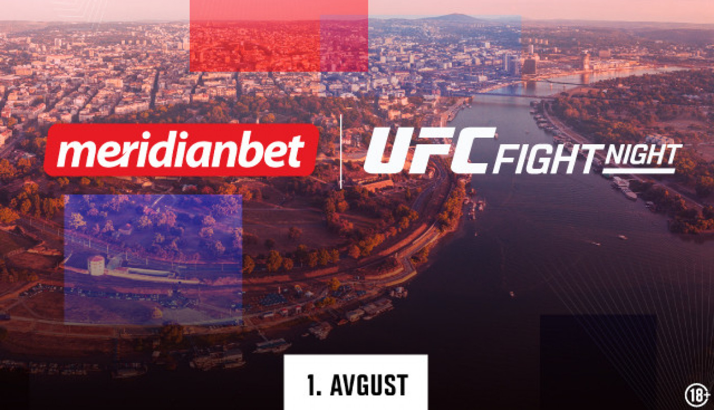 PIŠE SE ISTORIJA U ARENI: Meridianbet zvanični sponzor UFC Fight Night Belgrade!