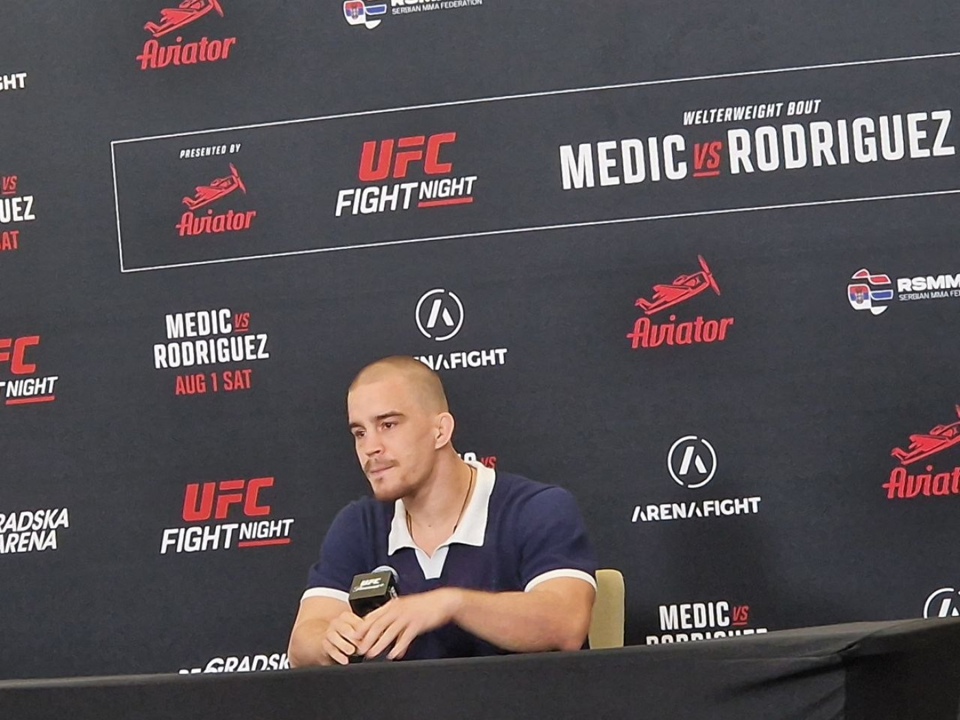 Duško Todorović uzbuđen pred nastup na UFC u Beogradu