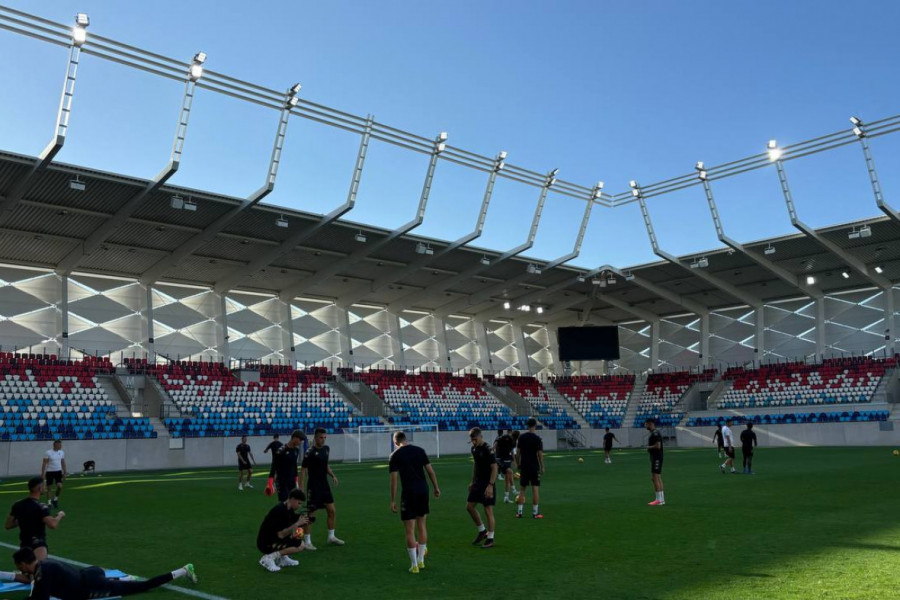 SPORTISSIMO NA TRENINGU PARTIZANA PRED REVANŠ: Pogledajte stadion na kojem gostuje u Luksemburgu (VIDEO)