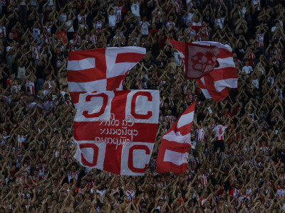 Tuča pred večiti derbi: Haos u Beogradskoj areni (VIDEO)