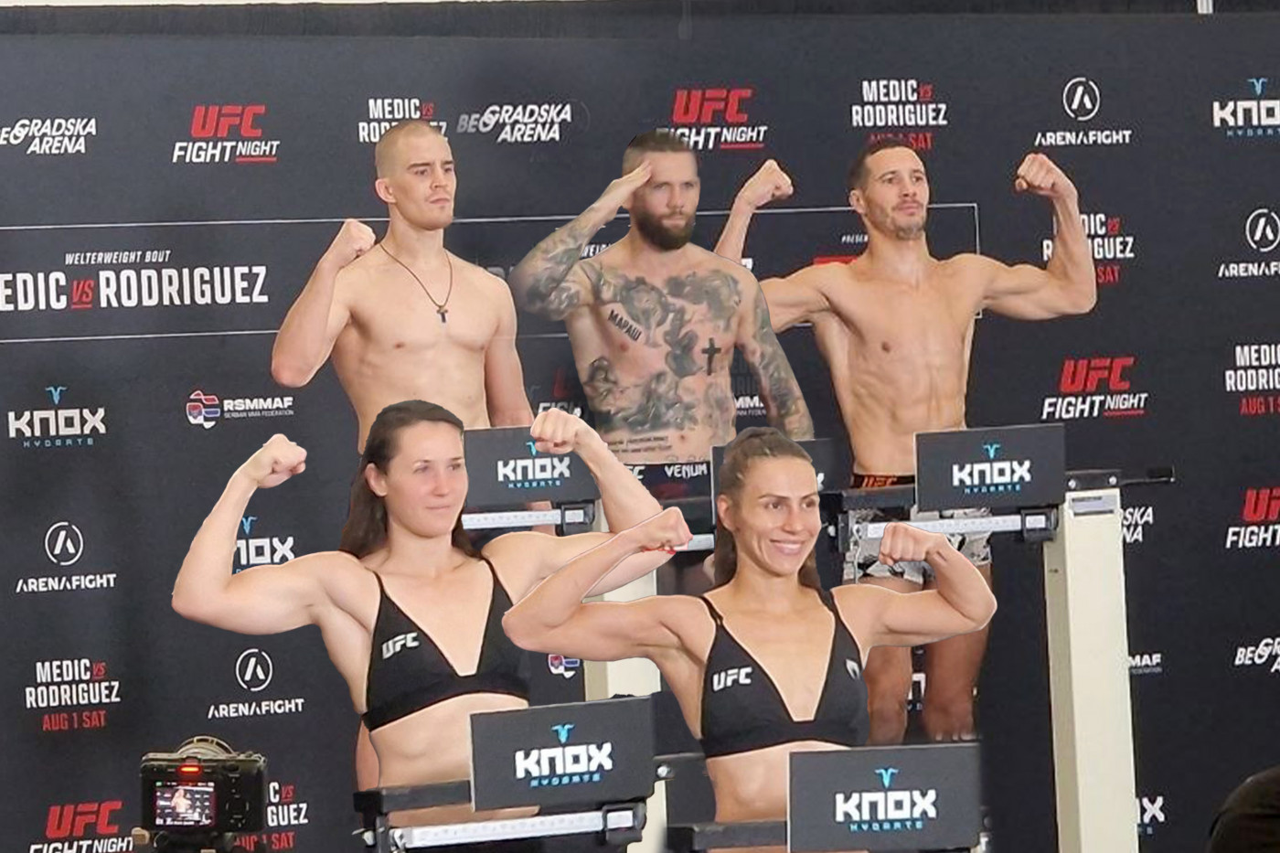 Počelo merenje za UFC spektakl, evo ko se pojavio na početku