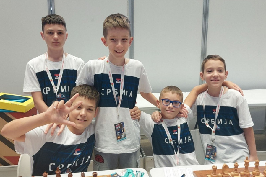 VELIKI USPEH MLADIH ŠAHISTA! Srbija osvojila bronzanu medalju na Evropskom prvenstvu u Češkoj!