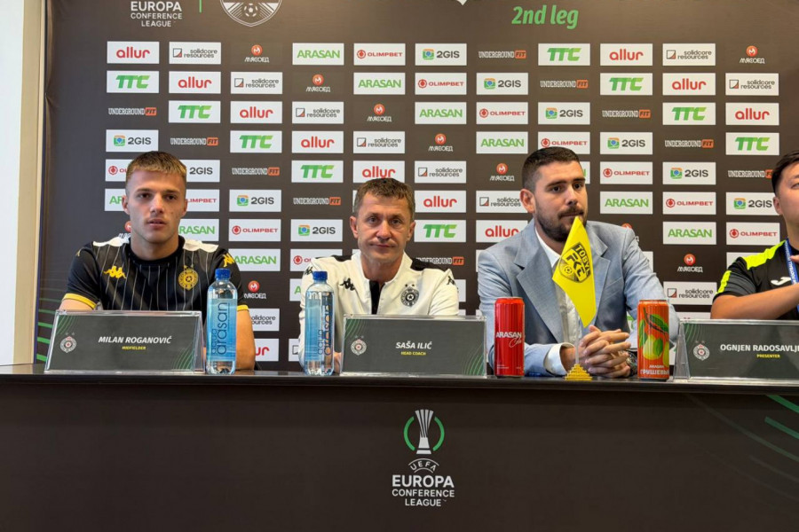 OBRAĆA SE SAŠA ILIĆ! Trener Partizana govori pred revanš meč sa Tobolom!