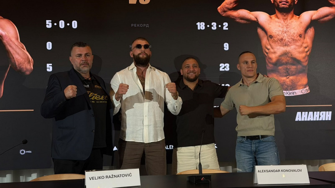 Veljko Ražnatović, Aleksandar Konovalov i Leo Cvitanović se oglasili pred Balkan Boxing u Ložionici