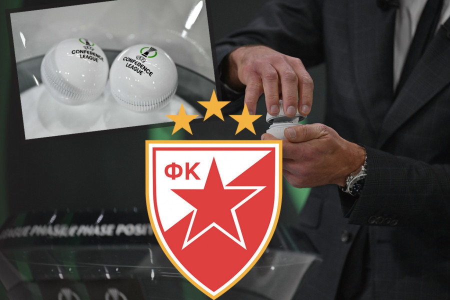 CRVENA ZVEZDA ČEKA RIVALE! Žreb za Ligu konferencija - evo ko sve može da se sastane sa crveno-belima!