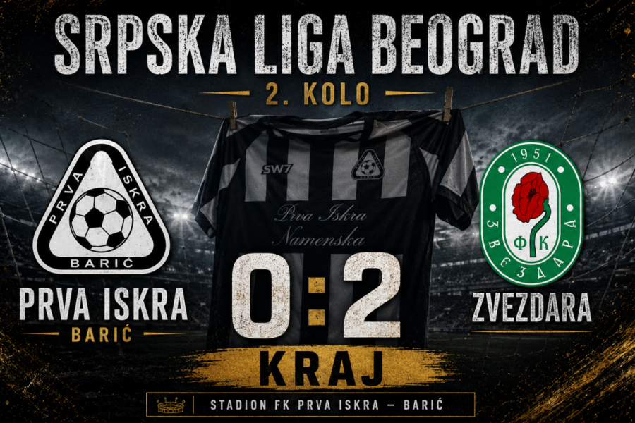 ZVEZDARA ODNELA BODOVE IZ BARIČA: Prva Iskra pretrpela drugi poraz!
