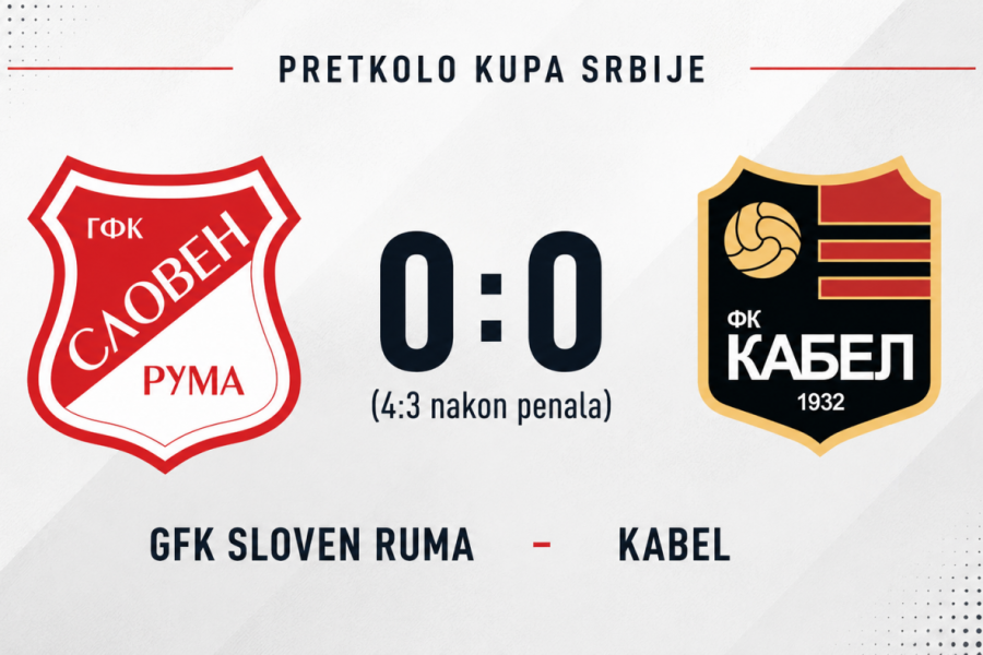 RUMLJANIMA DRAMA: Kabel zastao posle penal-serije