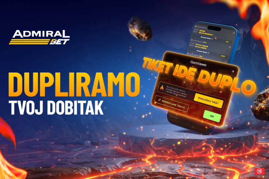 ADMIRALBET VEĆ DUPLIRA DOBITKE – DA LI JE SLEDEĆI TIKET VAŠ?