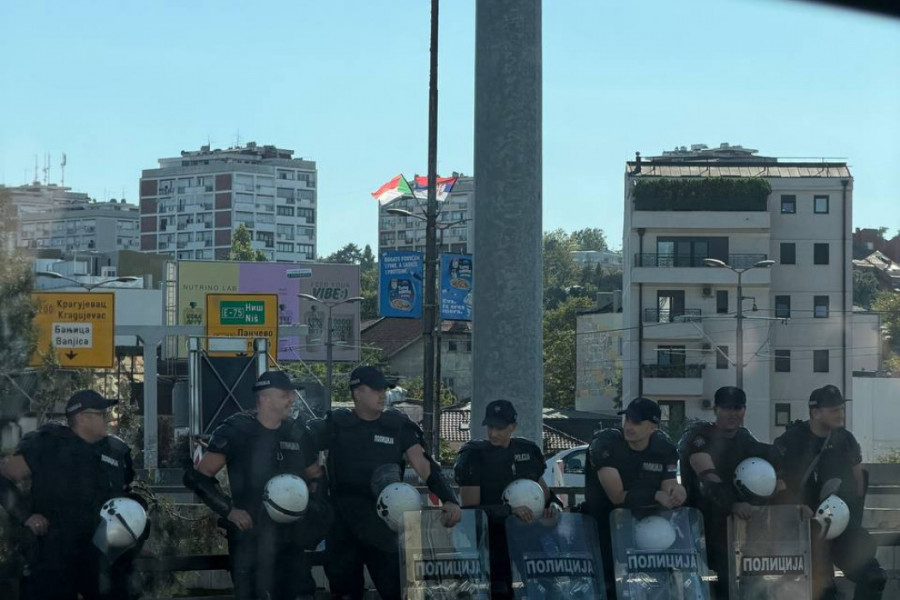 SUKOB GROBARA I DELIJA! Da nije bilo policije... (VIDEO)