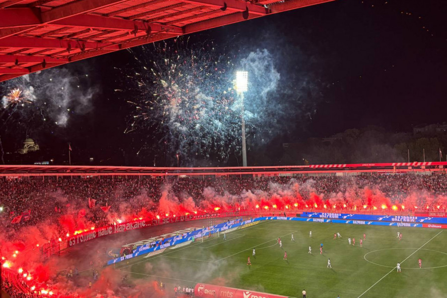 VATROMET PREKINUO DERBI! Delije proslavile rođendan Marakane (FOTO GALERIJA)