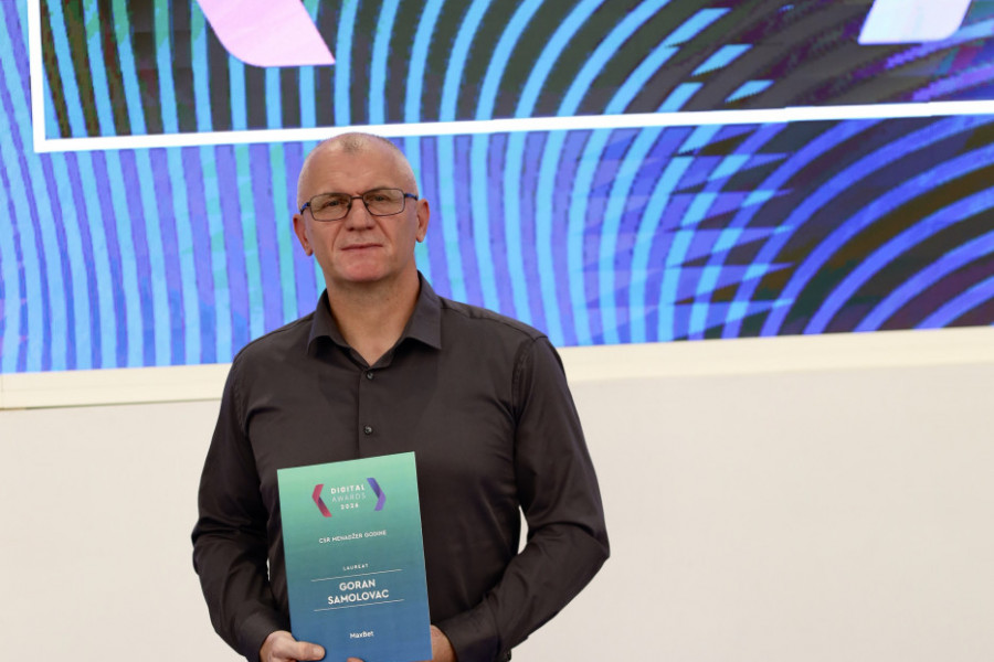Od jedne inicijative do više od 43.000 života: Goran Samolovac iz MaxBet-a proglašen za CSR menadžera godine