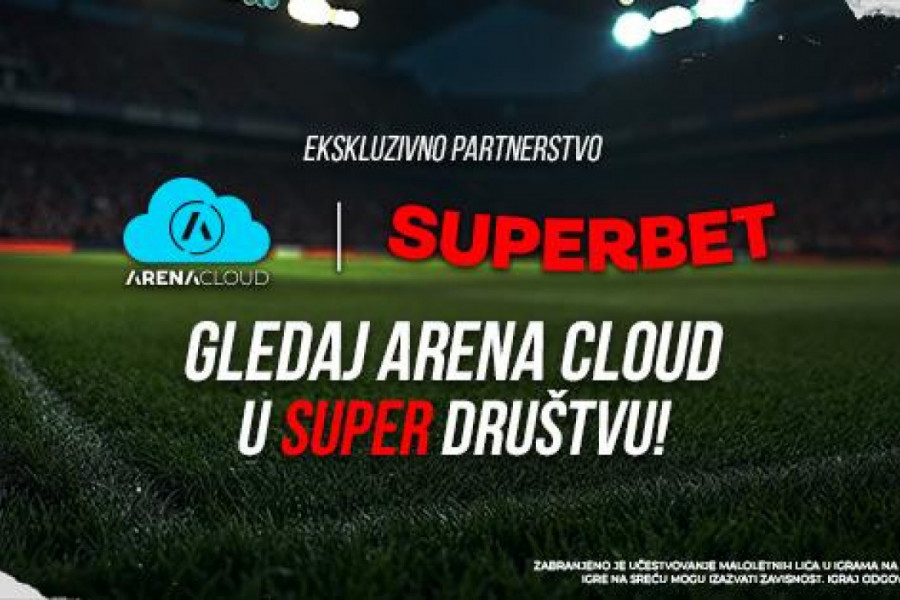 Arena Cloud i Superbet spremili nešto novo! Ovo menja način na koji pratimo sport!