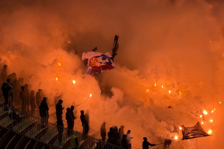 Potukli se međusobno navijači Partizana: Grobari se žestoko sukobili na tribini (VIDEO)