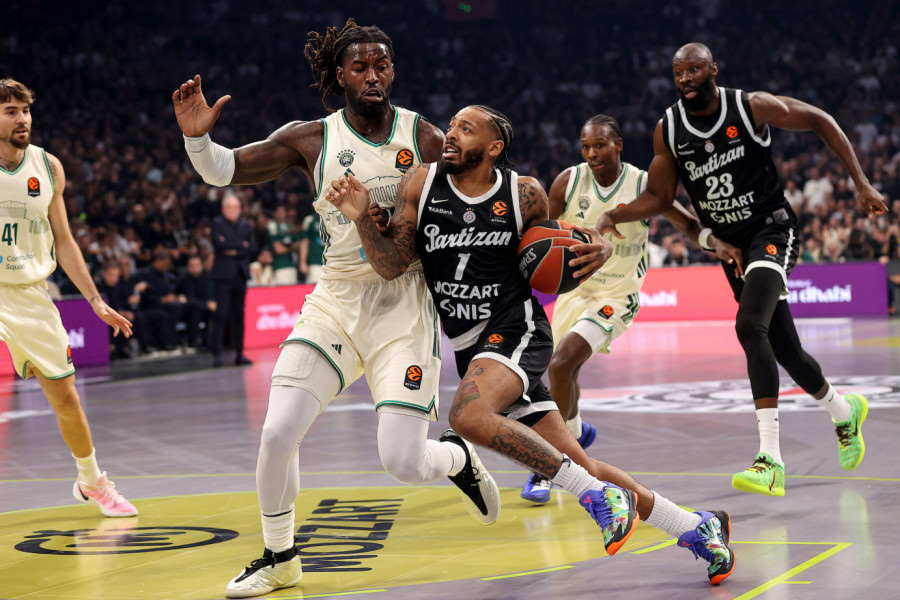 Partizan - Panatinaikos: Crno-beli u problemu - atinski tim u dobrom ritmu