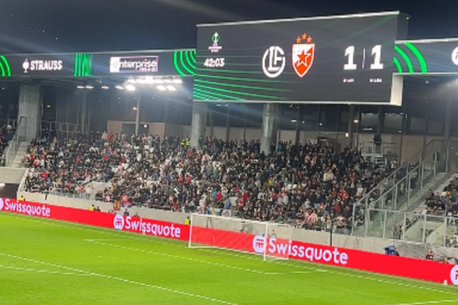 Delije zapalile Švajcarsku: Zvezda odgovorila Luganu, grmelo Kosovo – Srbija usred stadiona! (VIDEO)