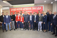 Džudo klub Crvena zvezda organizovao svečani prijem za Maricu Perišić i Mihajla Simina