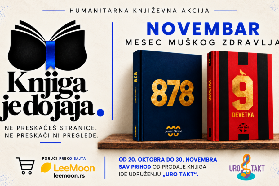 KNJIGA JE DO JAJA! - Humanitarna književna akcija za mesec muškog zdravlja