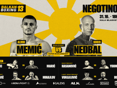Almir Memić predvodi spektakl: Poznata lista učesnika za Balkan boxing 13