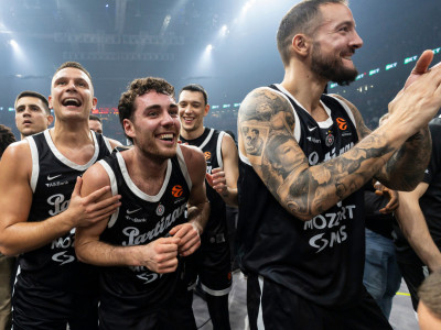 Grobari slave, Partizan javio vest godine: Crno-bela euforija do neba