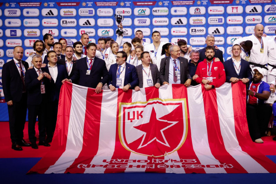 Zvezdini džudisti peti put viceprvaci Lige šampiona