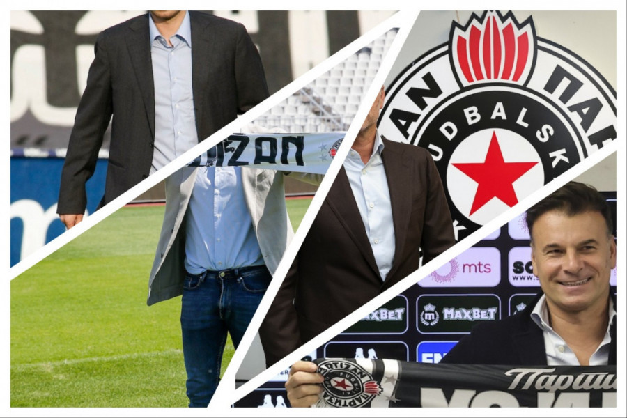 Skroz drugi čovek: Ovako je Aleksandar Stanojević izgledao u četiri mandata u Partizanu (FOTO)